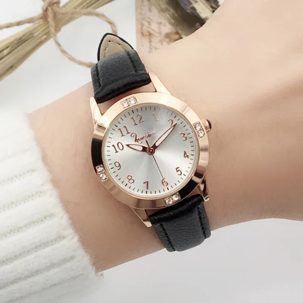 UTHAI CQ22 Kids Children Quartz Watch for Girls watches clocks watches girls wristwatch leather clock child girl rose gold - Image 4