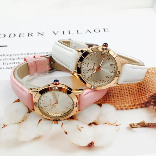 UTHAI CQ22 Kids Children Quartz Watch for Girls watches clocks watches girls wristwatch leather clock child girl rose gold - Image 5