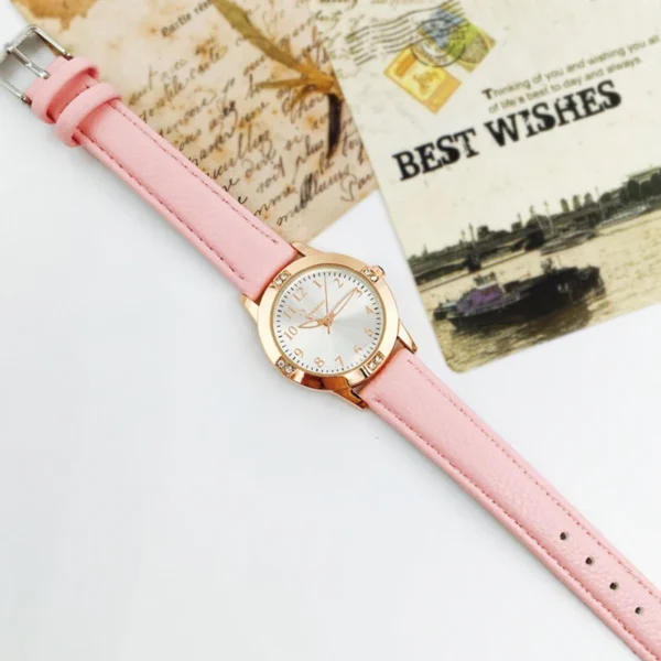 UTHAI CQ22 Kids Children Quartz Watch for Girls watches clocks watches girls wristwatch leather clock child girl rose gold - Image 2