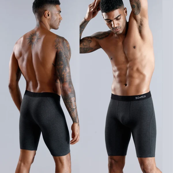 Long Leg Shorts Boxer Men’s Underwear Men's Underwear Men Panties Men Underpants Boxershorts High Quality Natural Cotton Sexy - Image 2