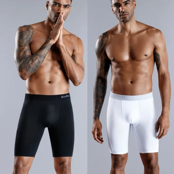 Long Men Boxer Underwear Men Underware Boxer Shorts Mens Cotton Long Leg Boxers Underpants for Brand Quality Sexy Pouch Panties - Image 4