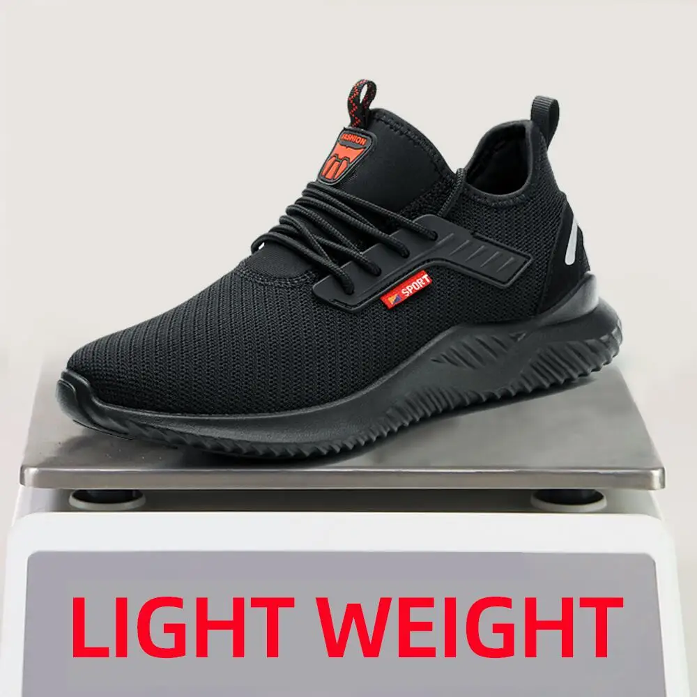 Work Sneakers Steel Toe Shoes Men Safety Shoes Puncture-Proof Work Shoes Boots Fashion Indestructible Footwear Security - Image 5