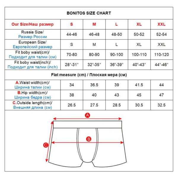 4pcs Boxers Men's Panties Underpants Man Boxer Underwear Cotton for Male Underpants Man Cotton Large Size Lot Soft