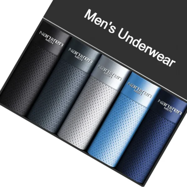 Boxers Men Boxer Shorts Men Underwear Male Underwear Boxers Homme Ice Silk Mesh Boxershorts Plus Size Panties Sexy Underpants - Image 2