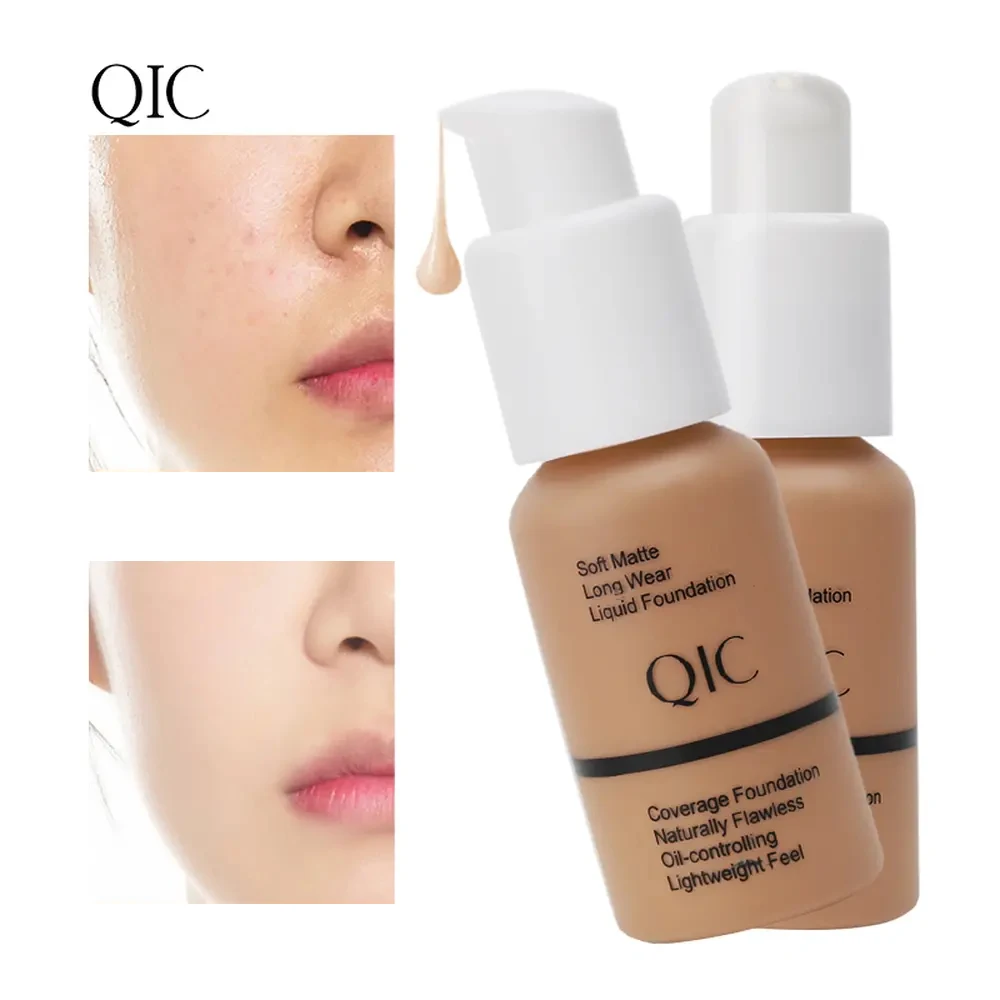 Liquid Foundation Concealer Face Naturally Flawless Matte Oil-Control Waterproof Long Lasting Foundation 30ml 5 Colors Optional - Image 4