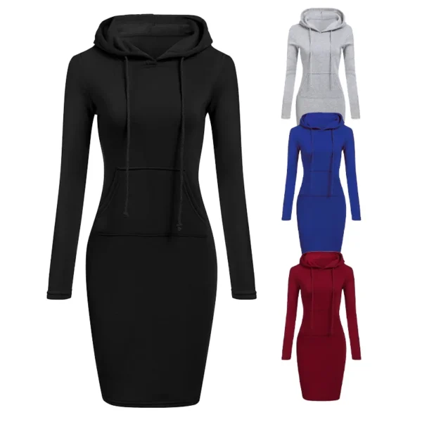 Women's Long Sweatshirt New in Hoodies & Sweatshirts Pullovers Hooded Shirt Winter Outfits for Women Woman Clothing Hoody Hoodie