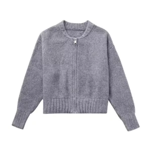 TRAF Sweater Cardigan for Women jacket tricots Coat Knit Outerwears Autumn Winter 2024 Woman Fashion Knitwears Cardigan