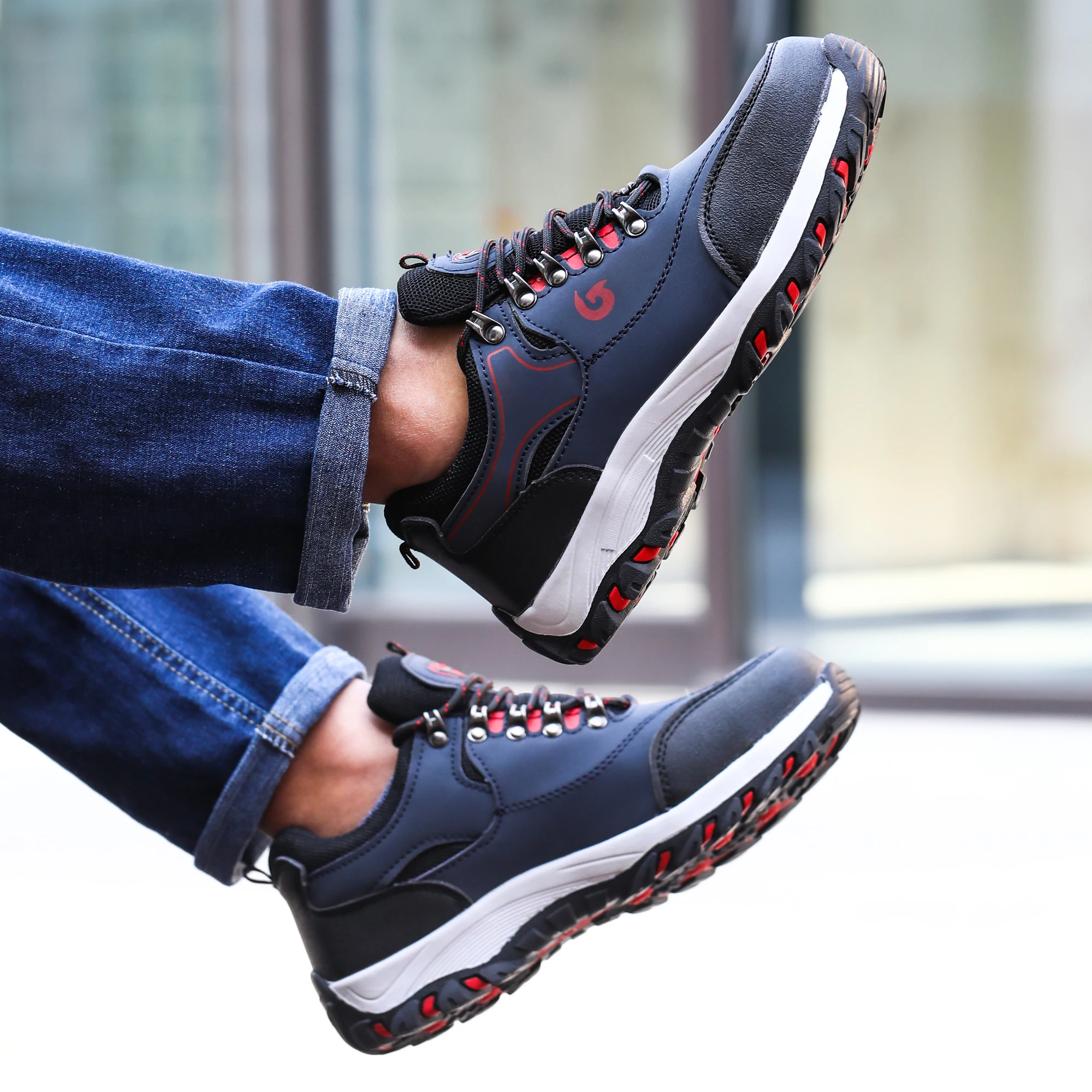 Steel Toe Cap Shoes For Men Work Boots Puncture-Proof Work Safety Shoes Protective Working Shoes Male Footwear Security Sneakers - Image 5