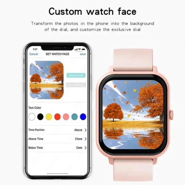 2024 New Smart Watch Women Bluetooth Call Watch Fitness Tracker Waterproof Sport Smart Clock Fashion Ladies Men Smartwatch Woman - Image 6
