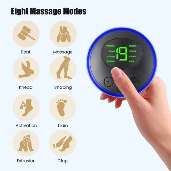Mini Portable EMS Neck Massager Electric Neck Stretcher For Cervical Muscle Pain Relief And Shoulder Relaxation Massage Patch - Image 4