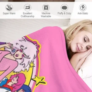 80S Jem and the Holograms HIGH QUALITY Throw Blanket Comforter Blanket Thin Blankets