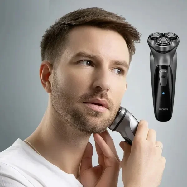 ENCHEN BlackStone Electric Shaver Razor Men Type-C Rechargeable Shaving Beard Machine Intelligent Control Travel Lock 100% New - Image 2