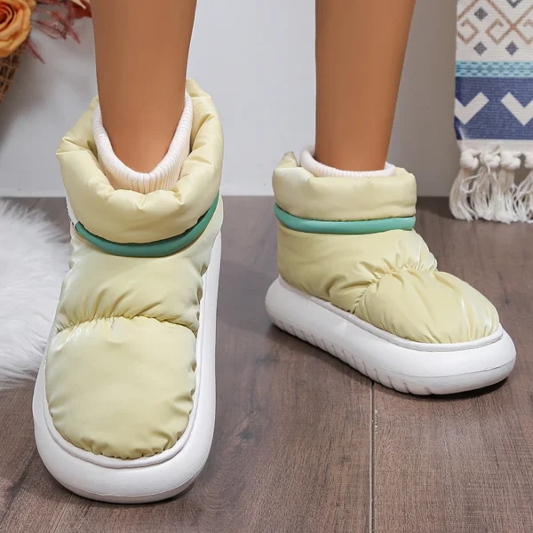 Women's Winter Warm Cotton Padded Shoes Thick Sole Down Waterproof Snow Boots for Women 2023 Non Slip Platform Ankle Botas Mujer - Image 3
