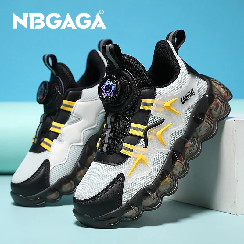 Children's Fashion Sports Shoes Boys' Running Leisure Shoes Mesh Comforthable Outdoor Kids Casual Tennis Light Sneakers Shoes - Image 3