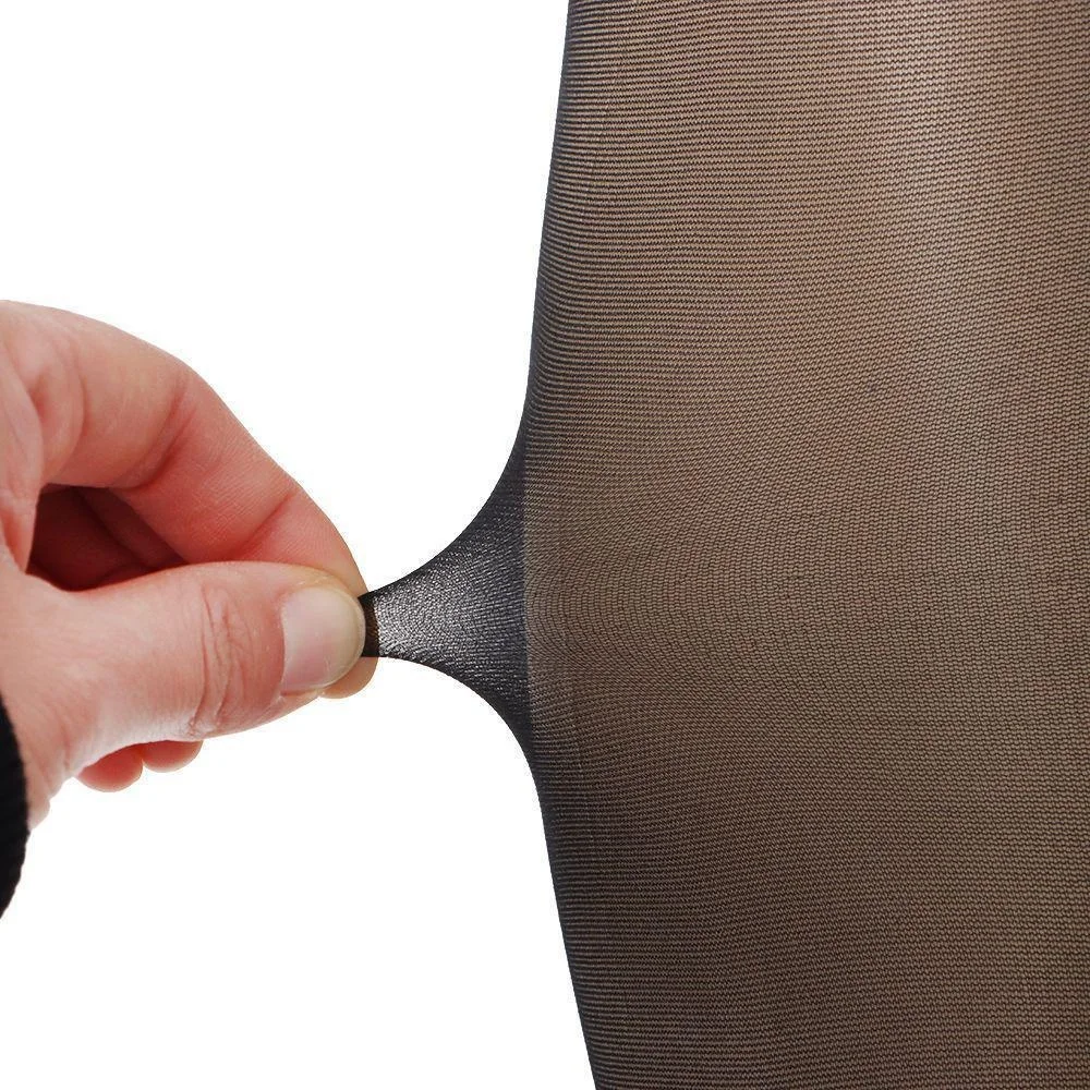 Women Flower Transparent Silk Stocking Female White Sexy Slim Hosiery High Knee Cuff Tights Elastic Fashion High Stockings - Image 5