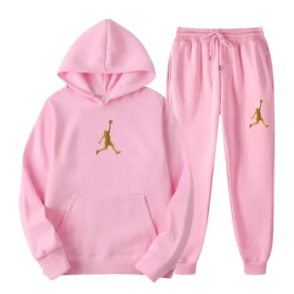 Fashion Men’s Hoodie & Sweatpants Set – Casual Tracksuit for all Seasons