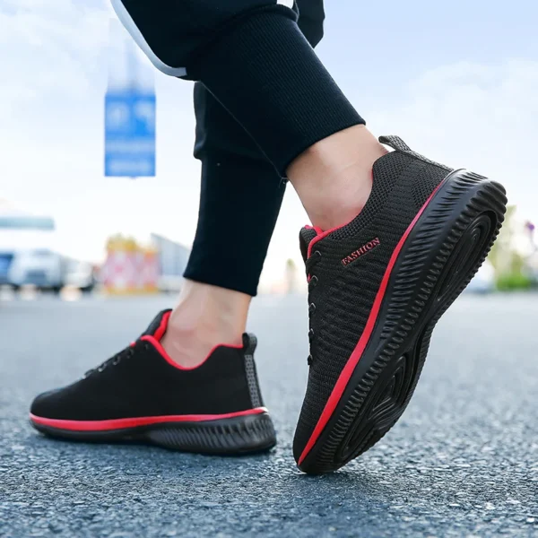 Men Shoes Breathable Men's Sneakers Comfortable Casual Shoes Tenis Outdoor Slip On Walking Sneakers - Image 6