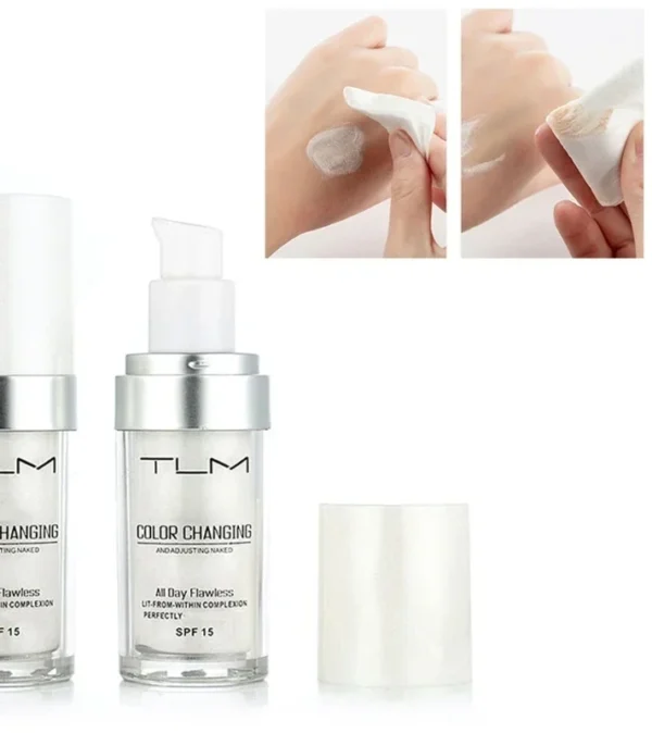 30ML TLM Foundation Color Changing Makeup Base Nude Face Full Cover Matte Concealer Long Lasting Make Up Liquid Foundation Cream - Image 6