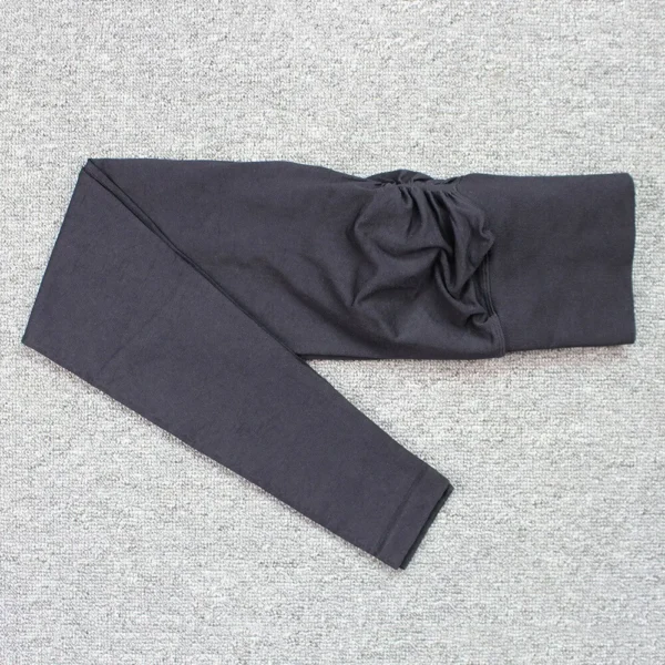 2023 Seamless Knitted Fitness GYM Pants Women's High Waist and Hips Tight Peach Buttocks High Waist Nude Yoga Pants - Image 3