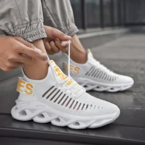 Breathable Running Shoes For Women Mesh Tennis Sports Shoes Outdoor Air Waling Casual