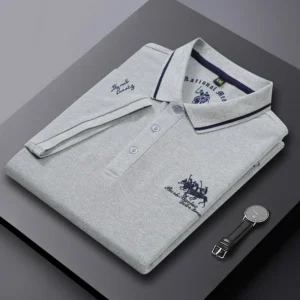 New Summer Korean Embroidered Polo Shirt Men's Luxury Top Casual Lapel Short Sleeve T-shirt Fashion Anti-wrinkle Men T Shirt