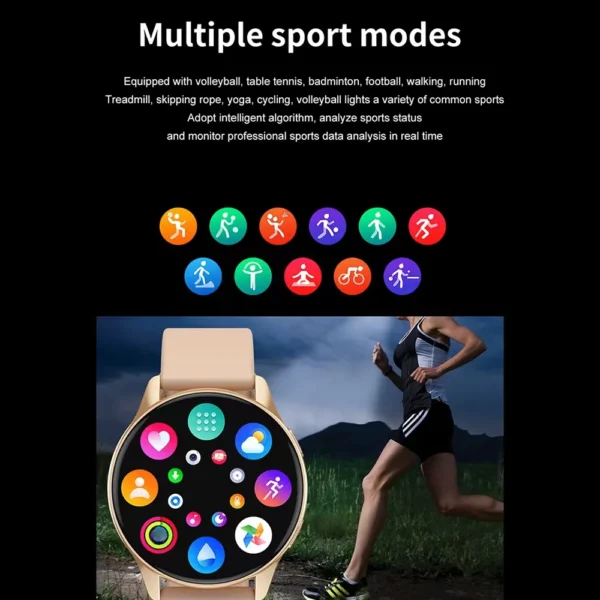 New Women Bluetooth Call Smart Watch HeartRate Blood Pressure Monitoring Smartwatches Waterproof Men Smartwatch For Samsung IOS - Image 5