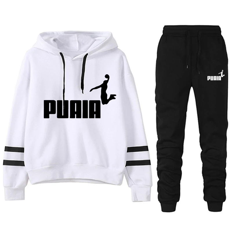 Jogging Women's Tracksuit Casual Women's Sports Suit Loose and Comfortable Daily 2024 Stripe Hoodie Two Piece Set Matching Sets - Image 5