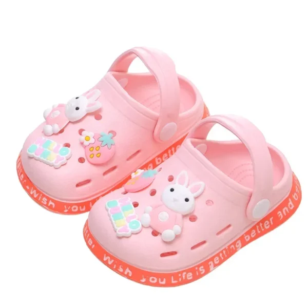 kids baby Girls Summer Sandals: Soft Sole Toddler children Indoor Slippers Cartoon Boys Breathable Hollow Shoes - Image 5