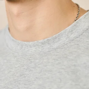 SIMWOOD 2024 Summer New 250g 100% Cotton Fabric T-shirt Men High Quality Solid Color Drop Sleeve Loose Tshirts Oversize Tops