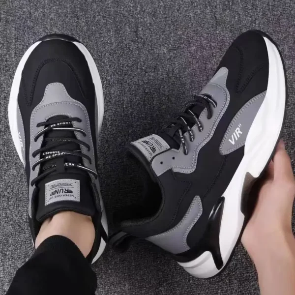 2023 New Men's Shoes All-Match Mesh Casual Shoes Deodorant Soft Bottom Shoes Spring and Autumn Breathable Sneaker Men's Shoes - Image 2