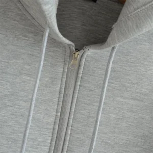 KEYANKETIAN Winter New Women's Zipper Hoodie High Street Unisex style Double Pockets Oversize Loose Sweatshirts Outerwear Top