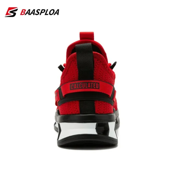 Baasploa 2023 New Men Sneaker Comfortable Knit Walking Shoes Breathable Fashion Sneaker Anti-Slip Shock-Absorbing Casual Shoes - Image 6