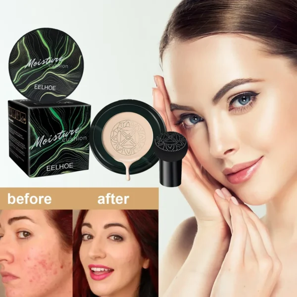 Magic Foundation Mushroom Head Air Cushion CC Cream Face Concealer Moisturizing Waterproof Foundation Base Makeup Cosmetics - Image 2