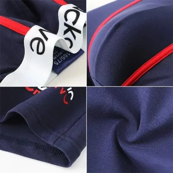 3Pcs Male Panties Cotton Men's Underwear Boxers Breathable Man Boxer Printed Underpants Comfortable Shorts Men Underwear M-3XL - Image 3