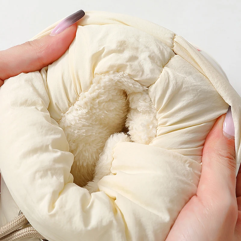 QYCKABY Fur Snow Boots For Women 2023 New Winter Thick Platform Ankle Boots Shoes Ladies Mens Classic Plush Warm Boots Free Ship - Image 4