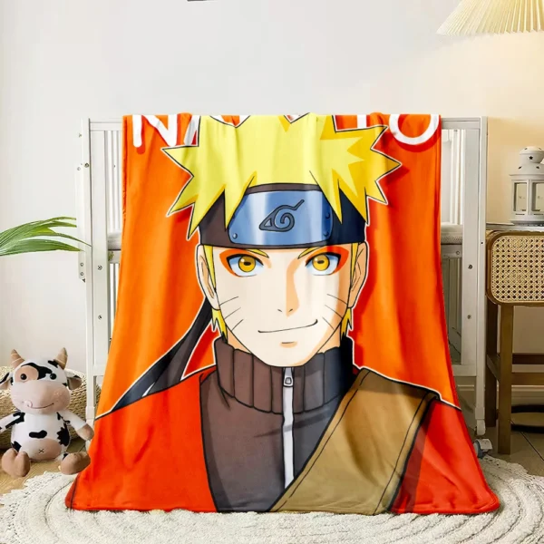 Sasuke and Naruto Blanket Seasonal blankets Used for sofas, beds, living rooms, travel picnics, blankets, gifts, thin blankets - Image 2