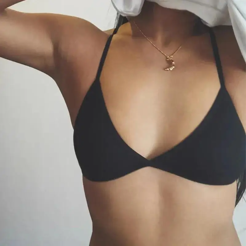 Seamless Deep-V Bra Women Sexy Triangle Thin Bralette Back Tops Plunge Underwear Tube Vest Top Female Breathable Lingerie - Image 3