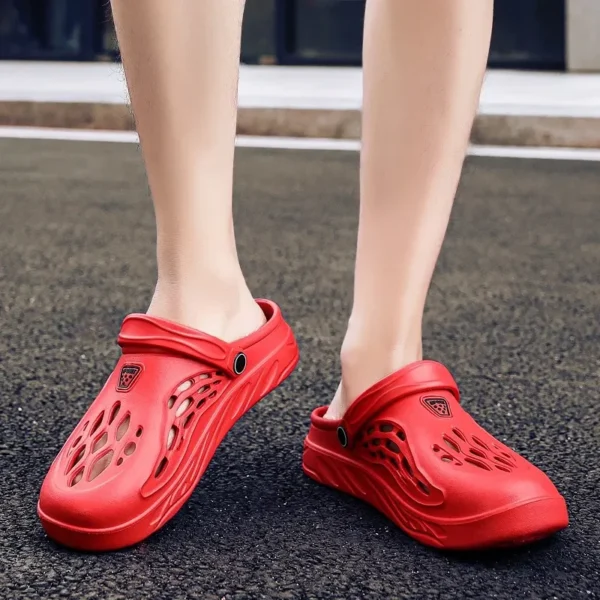 Unisex Beach Sandals Light Weight Hollow Slippers Summer Quick Dry Flat Classical Men Women Clogs Plus Size 36-49 - Image 6