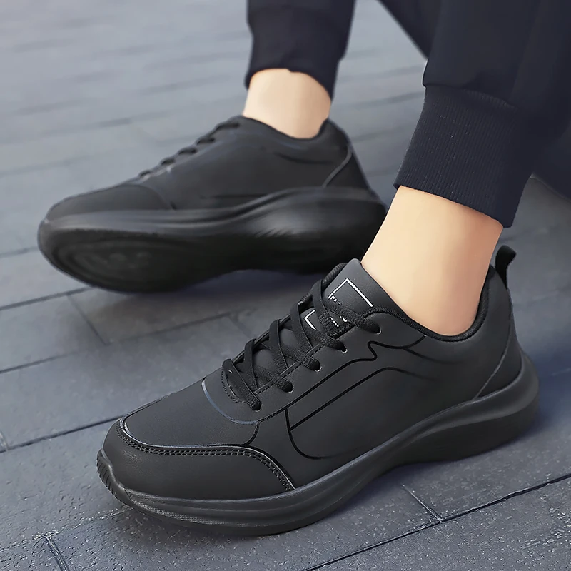 New Men Running Shoes Winter Warm Male Sneakers Anti-slip Breathable Men's Walking Shoes Lace Up Soft Casual Shoes Lightweight - Image 6