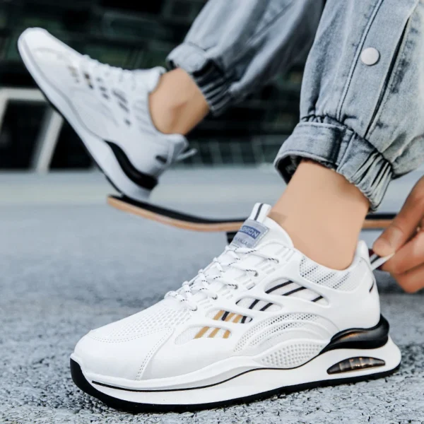 Men's Sport Sneakers Breathable Mesh Fashion 2023 New Running Shoes High Quality Outdoor Casual Shoes - Image 4