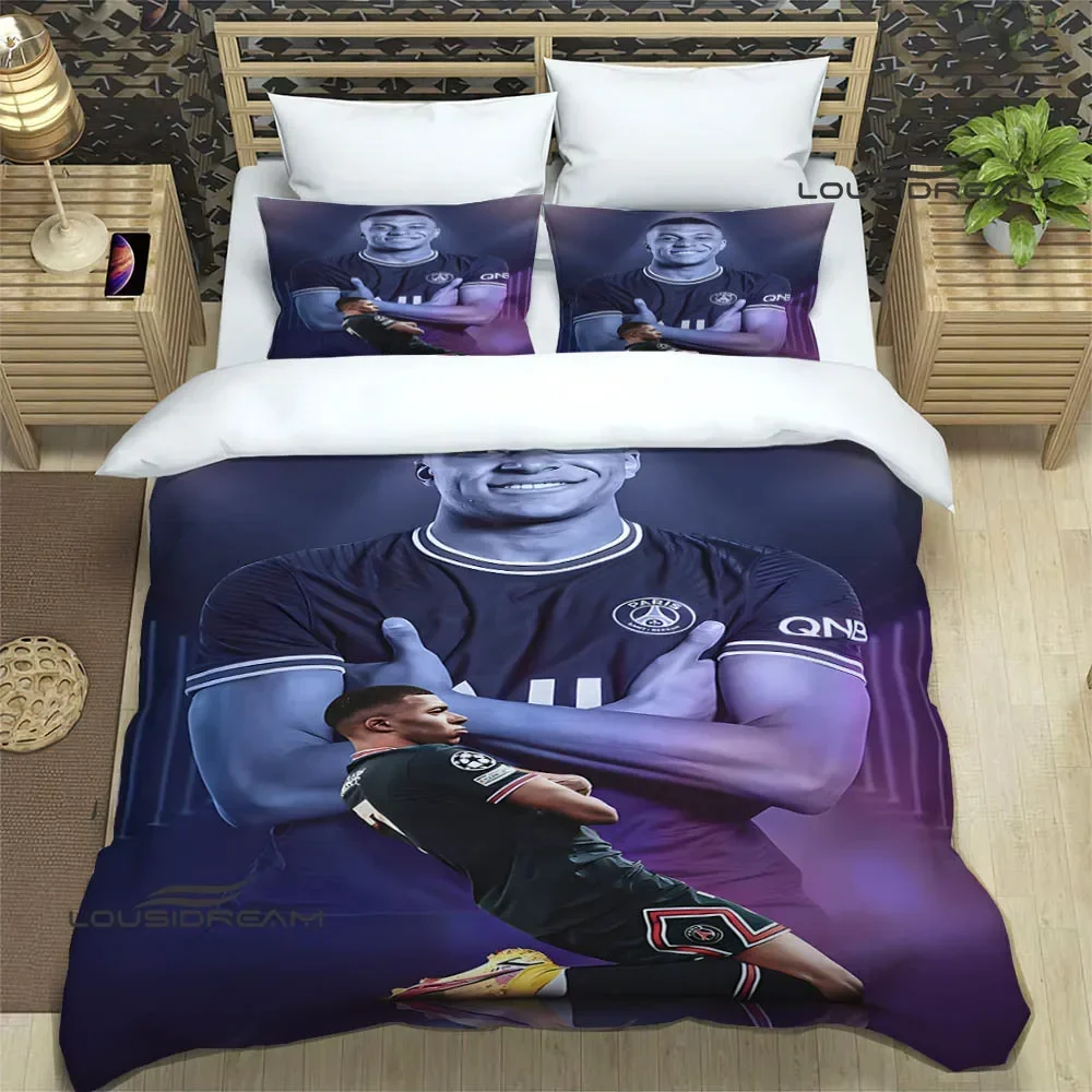 3D K-Kylian Mbappé print Bedding Sets exquisite bed supplies set duvet cover bed comforter set bedding set luxury birthday gift - Image 5