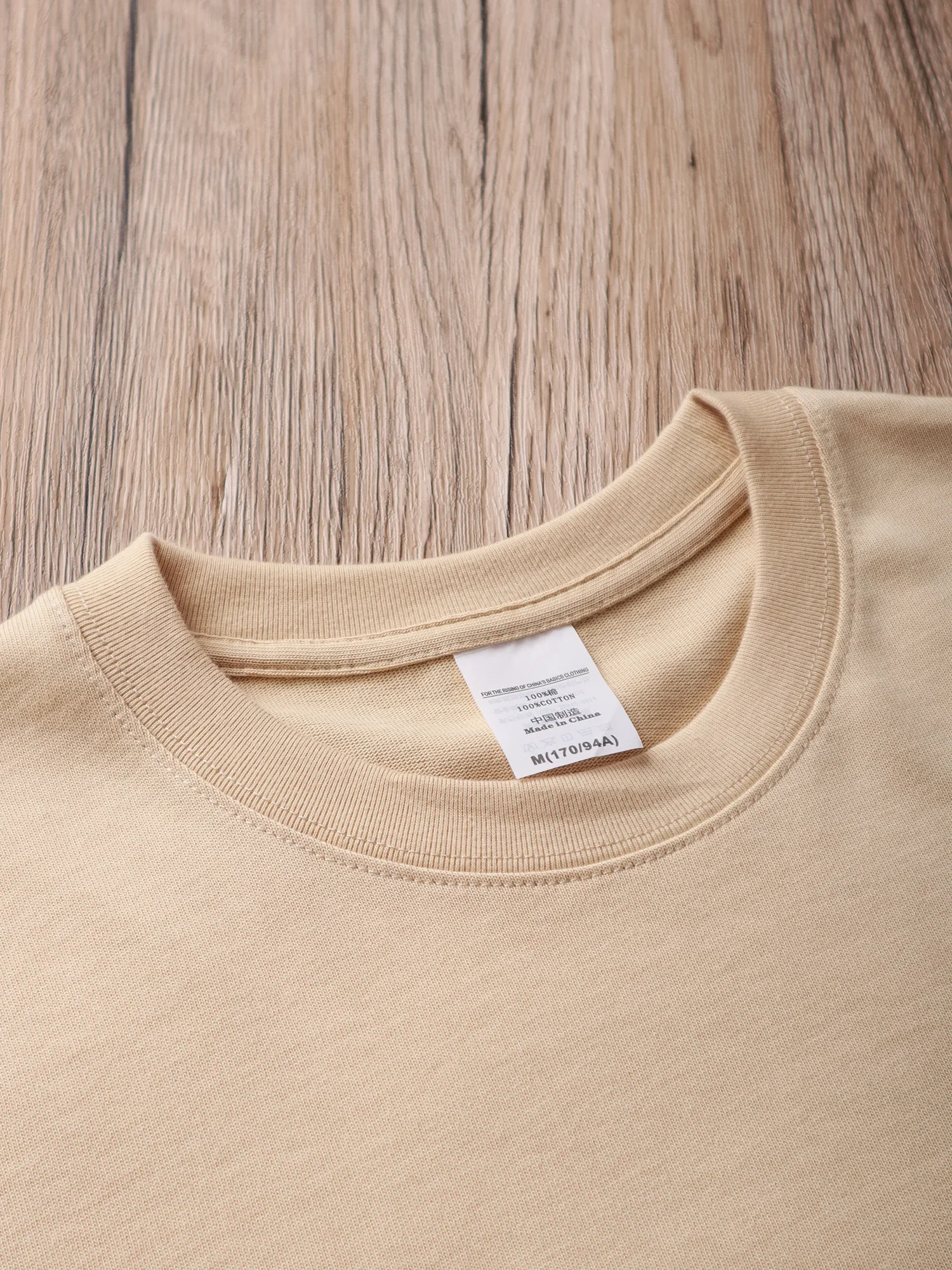 9.9oz 280gsm High Qualtity Oversized Heavy T-shirt for Men Short Sleeve Tee Cotton Solid Color Trend Leisure Green White Black - Image 3