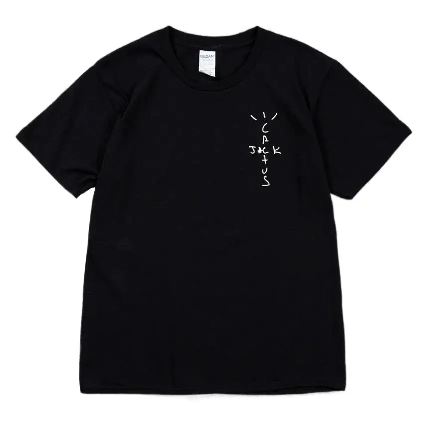 HOT SALE Cactus Jack T-shirt High Quality Cotton Men Women LOOK MOM I CAN FLY Tee ASTROWORLD Hip Hop Short Sleeve Tshirts Tops - Image 2