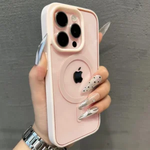 Luxury Magsafe Acrylic High Transparency Phone Case For IPhone 16 15 14 13 12 11 Pro Max Plus Magnetic Wireless Charging Cover
