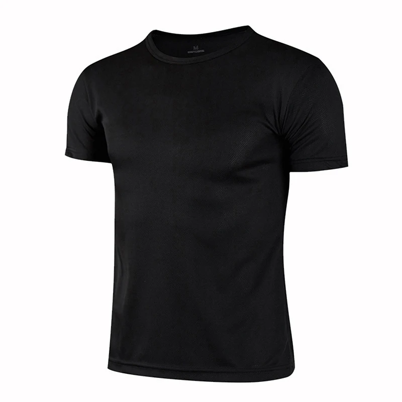 Men Women Quick Dry Short Sleeve Sport T Shirt Gym Jerseys Fitness Shirt Trainer Running T-Shirt Teenager Breathable Sportswears - Image 2