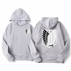 Attack on Titan Men's Hoodie Anime Hoodies Men Women Streetwear Pullover Harajuku Shingeki no Kyojin Hoodies Sweatshirt Clothes