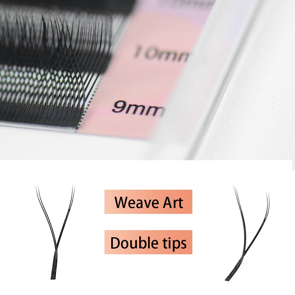 NAGARAKU YY Shape Eyelashes Extension Soft Premium False Eyelashes individual Makeup Black Crisscross Beauty - Image 4