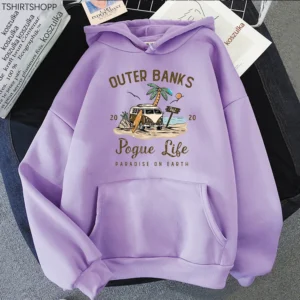 Fashion Retro Hoodie Women Harajuku Aesthetic Vintage Graphic Pogue Life Hoodies Unisex John B JJ Maybank Pullovers Sweatshirts