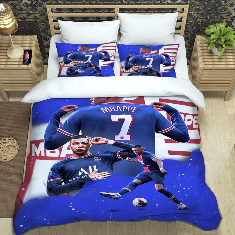 3D K-Kylian Mbappé print Bedding Sets exquisite bed supplies set duvet cover bed comforter set bedding set luxury birthday gift