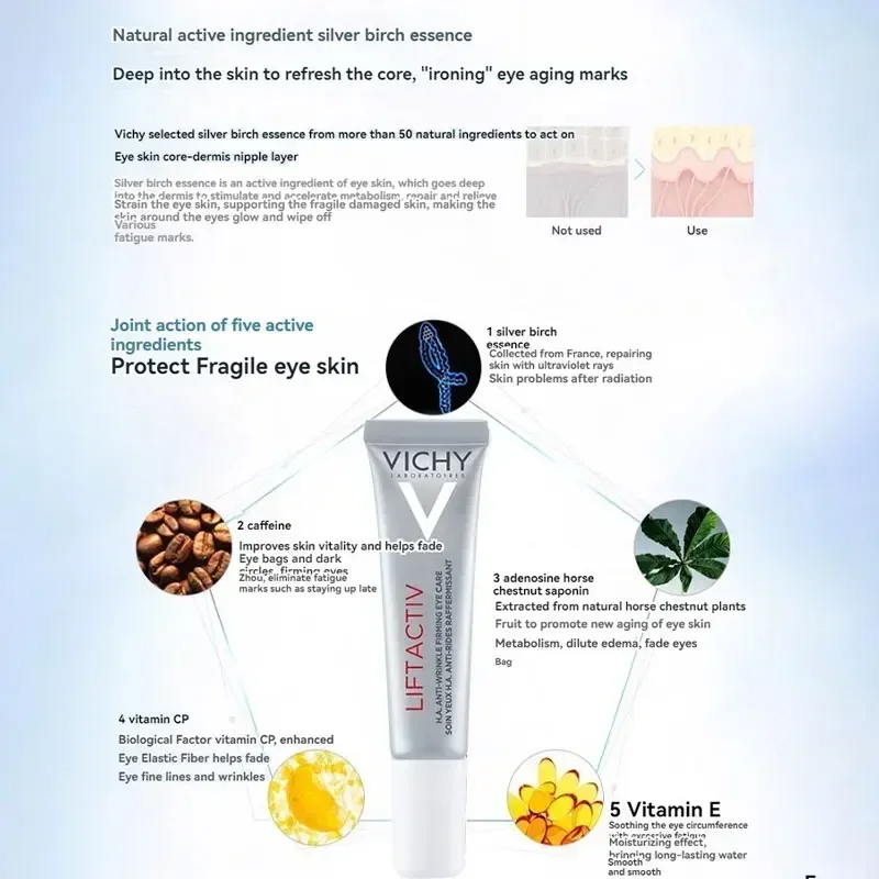 15ml Active Anti-wrinkle Moisturizing Eye Cream, Remove Dark Circles, Moisturize and Reduce Fine Lines, Eye Essence Care - Image 4